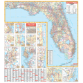 Florida State Wall Map 54" x 60"