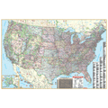 US Dispatchers Wall Map Railed