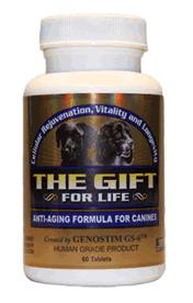 Gift for Life Anti-Aging Formula for Canines - 60 Tabs 