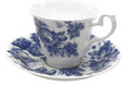 Blue Chintz  Cup & Saucer, 2 set 6 left