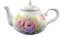 China Pink Rose Teapot