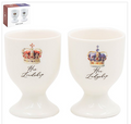 Ladyship & Lordship Egg Cup Pair