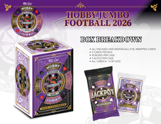 WILDCARD STACKED DECK - 5 CARD DRAW - 2026 FOOTBALL- HOBBY JUMBO --NEW UNOPENED SEALED BOX!!