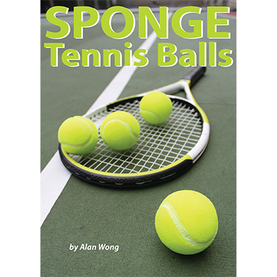 Balles de tennis en mousse par Alan Wong - 3 pièces - Magic-Effect