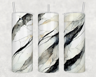 White and Black Marble
