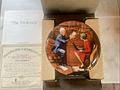 Vintage Knowles Norman Rockwell Plate The Professor COA Original Box - 1986