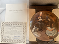 Vintage Knowles Norman Rockwell Plate The Storyteller COA Original Box - 1984