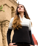 Antonia Half-Zip Alpaca Sweater