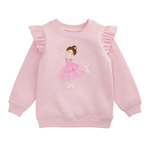 Mud Pie Ballerina Toddler Sweatshirt (2T-3T)