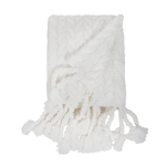 Pom Pom at Home Capistrano Throw - Winter White