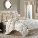 Michael Amini Marbella Comforter Set - Creme