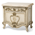 Michael Amini Platine de Royale Nightstand/End Table - Champagne