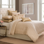 Michael Amini Aurora Comforter Set - Gold