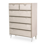 Michael Amini Camden Court 6 Drawer Chest - Pearl