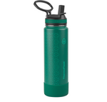 ThermoFlask 24 oz Stainless Steel Insulated Water Bottle w/ Tilt-Free Straw Lid - Green