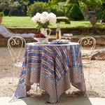 French Tablecloth Avignon - Red & Blue