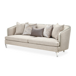 Michael Amini Camden Court Sofa - Fax / Platinum