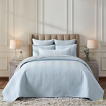 Orchids Lux Home Athena Coverlet - Blue