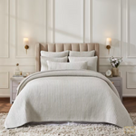 Orchids Lux Home Charlton Quilt - Mist Melange