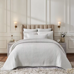 Orchids Lux Home Charlton Quilt - Off White Melange