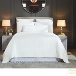 Orchids Lux Home Merida Diamond Quilted Coverlet - White