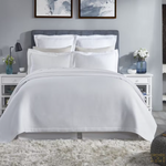Orchids Lux Home Retro Coverlet - White