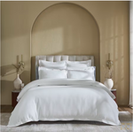 Orchids Lux Home Vienna Texture Duvet Cover - White