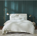 Orchids Lux Home Corvelle Supima Cotton Duvet Cover - White