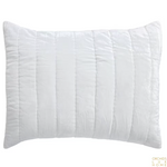 Orchids Lux Home Gatsby Dutch Euro Sham - White