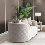 Michael Amini Ariana Loveseat - Beige
