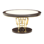 Michael Amini Belmont Place 60" Round Dining Table - Espresso