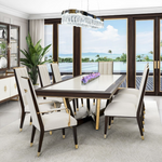 Michael Amini Belmont Place Rectangular Dining Table - Espresso