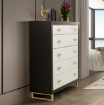 Michael Amini Belmont Place 5 Drawer Chest - Espresso
