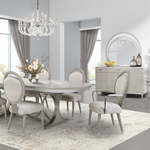 Michael Amini Eclipse Oval Dining Table 