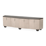 Michael Amini Fantosini Media Cabinet - Silver Mist