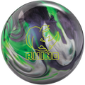 Brunswick Rhino Bowling Ball - Carbon/Lime/Silver