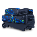 Brunswick Punisher 3 Ball Roller Bowling Bag - Blue/Green