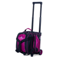 Brunswick Zone 1 Ball Roller Bowling Bag - Raspberry