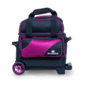 Brunswick Zone 1 Ball Roller Bowling Bag - Raspberry