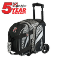KR Strikeforce Cruiser 1 Ball Roller Bowling Bag - White Leopard