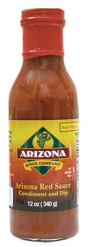 Our Original Arizona Red Sauce in a new sauce bottle for easier pour.  See our recipes page for great ideas and new recipes for this amazing Sauce