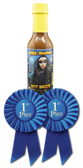 Made with Arizona Honey and winning awards!   This hot sauce is a Medium heat level.  Honey Sweet and Spicy.  A great mix for marinating or dipping.  