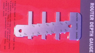 Depth gauge for router bits