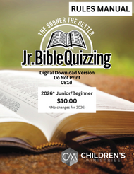 081d) 2026 Junior Rules Manual (Digital Download - NON-PRINT VERSION)