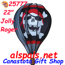 25777  Jolly Rogers 22" Hot Air Balloons (25777)