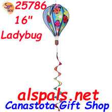 25786  Ladybug 16" Hot Air Balloons (25786)