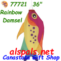 77721  36" Rainbow Damsel (77721)