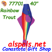 77701  40" Rainbow Trout Fish (77701)