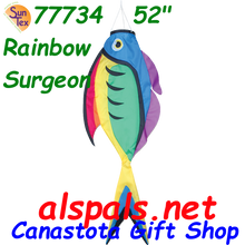 77734  52" Rainbow Surgeon Fish (77734)