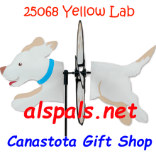 23901 Dog (Yellow Lab)   : Petite & Whirly Wing Spinner